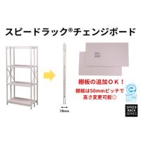 【折りたたみ30秒⇔組み立て90秒】　スピードラックⓇ　段増し段替え可能タイプ