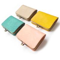がま口 二つ折り財布